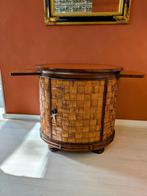 Unieke Vintage Rotan Drankkast Bar, Ophalen, Zo goed als nieuw, X, X