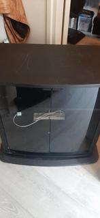 Tv stereo kastje draait met stekkerdozen erin, Ophalen, Gebruikt, Glas, Minder dan 100 cm
