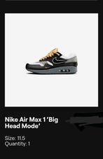 --SOLD--Nike Air Max 1 'Big Head Mode' | dotswoosh | EU 45,5, Overige kleuren, Nike, Nieuw, Ophalen of Verzenden
