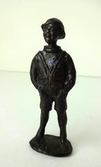 Bronzen beeldje van staande jongen Binkie Ammerlaan 3723-b, Ophalen of Verzenden