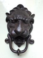 stoere deurklopper leeuwenkop gietijzer, Draadloos, Nieuw, Ophalen of Verzenden, Nvt