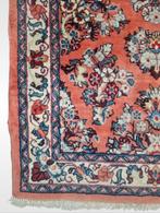 Handmade Persian wol Sarough tapijt loper pink floral 87x322, Gebruikt, ., 200 cm of meer, .