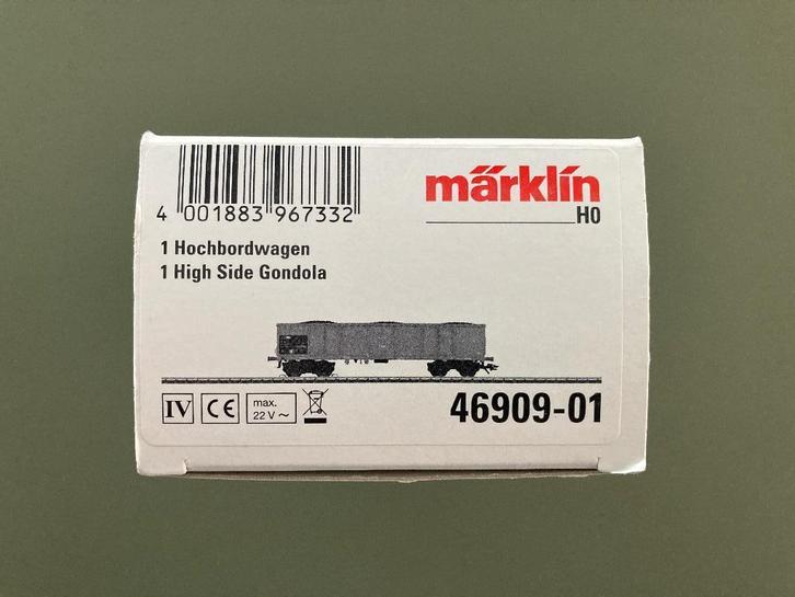 Märklin H0 / 46900-01 Hogeboordwagen kolenlading sluitlicht, Hobby en Vrije tijd, Modeltreinen | H0, Zo goed als nieuw, Wagon