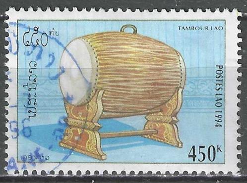Laos 1994 - Yvert 1152 - Drums uit Laos (ST), Postzegels en Munten, Postzegels | Azië, Gestempeld, Zuidoost-Azië, Verzenden