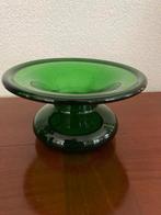 19e eeuwse Kwispedoor van groen glas.Puntgaaf. 25€, Ophalen of Verzenden