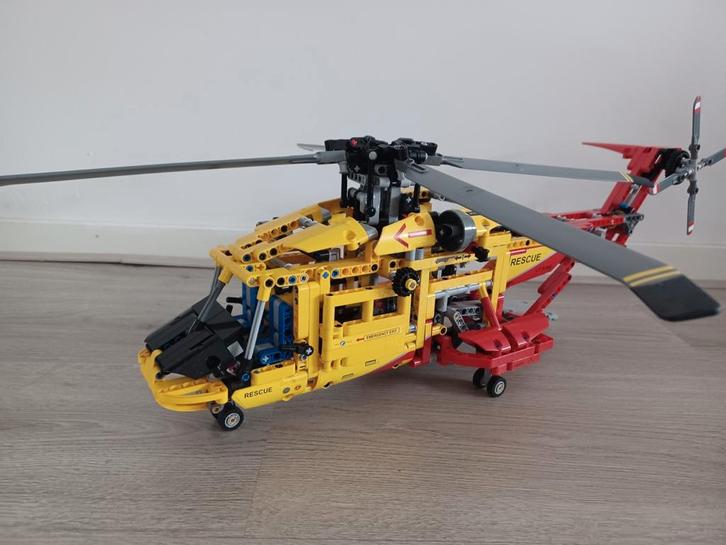Lego Helicopter 9396 Rescue Helikopter Technic, Kinderen en Baby's, Speelgoed | Duplo en Lego, Gebruikt, Lego, Complete set, Ophalen of Verzenden