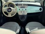 Fiat 500 C 0.9 TwinAir Turbo Lounge Automaat Climate PDC Ori, Auto's, Gebruikt, Cabriolet, Leder en Stof, Origineel Nederlands