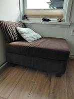 Hocker, Gebruikt, Stof, Rechthoekig, 50 tot 75 cm