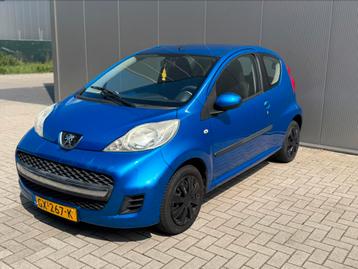Peugeot 107 1.0 12V 3DR 2009 Blauw, Elektr. Ramen, Bluetooth beschikbaar voor biedingen