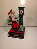 Holiday creations kerstman bij de klok met koffie, Ophalen of Verzenden, Zo goed als nieuw