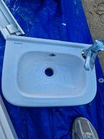 Geberit Fontein + Grohe Kraan - Nieuw!, Ophalen, Nieuw, Chroom, Wastafel