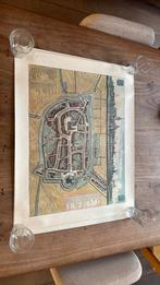 Historische plattegrond franeker landkaart, Ophalen