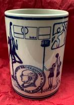 Delfts Blauw Beker - Korfbal, Antiek en Kunst, Antiek | Keramiek en Aardewerk, Ophalen of Verzenden