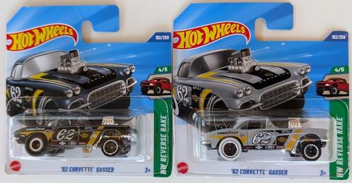 2025 Hot Wheels '62 Corvette Gasser Super Treasure Hunt STH, Kinderen en Baby's, Speelgoed | Speelgoedvoertuigen, Nieuw, Ophalen of Verzenden