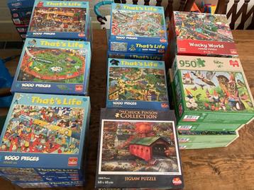 Goliath thats life en Jumbo legpuzzels  beschikbaar voor biedingen