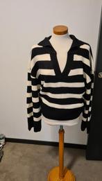 Nieuwe trui zwart wit gestreept met kraagje xl, Ophalen of Verzenden, Nieuw, Maat 42/44 (L), Overige kleuren