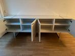 Modern Dressoir Hoogglans Wit/Creme - 240cm, Huis en Inrichting, Ophalen, Kunststof, Gebruikt, 200 cm of meer