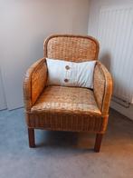 Rotan stoel, Huis en Inrichting, Stoelen, Ophalen, Gebruikt, Bruin, Riet of Rotan