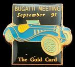 Bugatti Meeting september 91 pin, Verzamelen, Speldjes, Pins en Buttons, Verzenden, Nieuw, Transport, Speldje of Pin