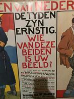 Oude Nederlandse Propaganda Poster, Ophalen of Verzenden