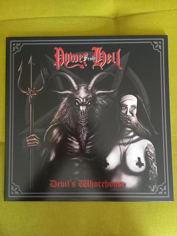 POWER FROM HELL: Devil's whorehouse LP, Cd's en Dvd's, Vinyl | Hardrock en Metal, Zo goed als nieuw, Ophalen of Verzenden
