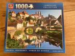 King France Burgundy Semur-en-Auxois 1000 st, Ophalen of Verzenden, 500 t/m 1500 stukjes, Legpuzzel, Zo goed als nieuw