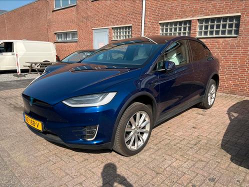 Tesla Model X 2017 Blauw, Auto's, Tesla, Particulier, Model X, 360° camera, 4x4, ABS, Achteruitrijcamera, Adaptieve lichten, Adaptive Cruise Control