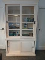 Mooie Buffetkast met Schuifdeuren, Huis en Inrichting, Kasten | Buffetkasten, Ophalen, Gebruikt, 100 tot 150 cm, Glas