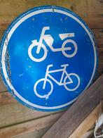 Verkeersbord fiets en bromfiets, Verzamelen, Overige Verzamelen, Ophalen, Gebruikt