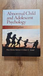Abnormal Child And Adolescent Psychology, Boeken, Studieboeken en Cursussen, Ophalen of Verzenden, Zo goed als nieuw