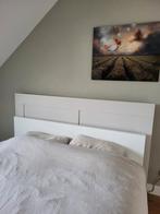 Gratis hoofdbord bed, bedbord. Moet vandaag weg!, Huis en Inrichting, Ophalen, Gebruikt, Tweepersoons