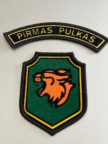 Originele Litouwse leger emblemen – Pirmas Pulkas beschikbaar voor biedingen