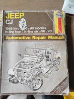 Repair manual CJ JEEP, Auto diversen, Ophalen