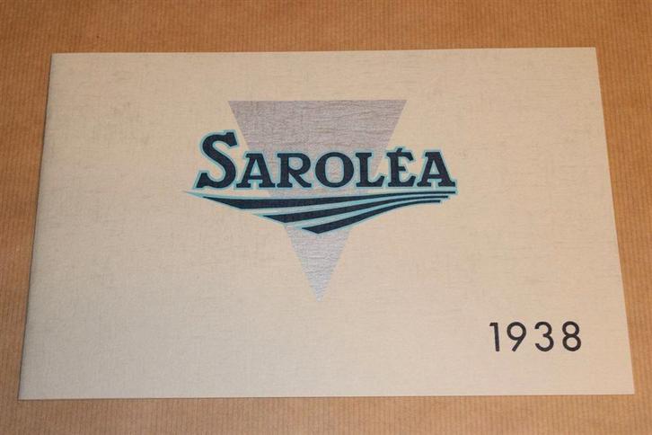 Zeldzame catalogus Saroléa Motoren - 1938 !!, Boeken, Motoren, Zo goed als nieuw, Ophalen of Verzenden