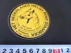sticker bilthoven nederlands welsh pony stamboek jub show 84, Ophalen, Zo goed als nieuw, Bedrijf of Vereniging