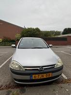 Opel Corsa 1.2 16V 5D 2003 Grijs, Auto's, Voorwielaandrijving, 74 pk, Handgeschakeld, Grijs