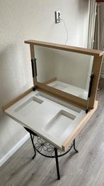 Zsm weg! Klein ophang kaptafel / make up tafel incl lichtjes, Huis en Inrichting, Tafels | Kaptafels, Ophalen, 50 tot 100 cm, Zo goed als nieuw
