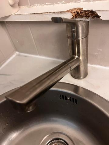 Keukenkraan met uittrekbare slang – RVS beschikbaar voor biedingen