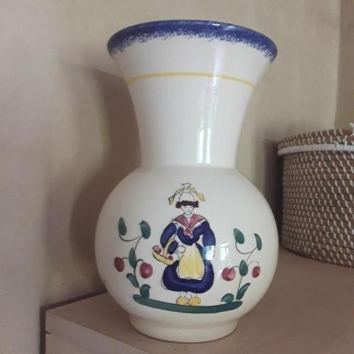 Bretonse vaas - Bretagne/Frankrijk, Huis en Inrichting, Woonaccessoires | Vazen, Zo goed als nieuw, Overige kleuren, Minder dan 50 cm
