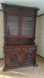 Antieke eikenhouten jagerskast, Ophalen