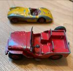2 Vintage Dinky Toys - Aston Martin & Jeep, Antiek en Kunst, Antiek | Speelgoed, Ophalen of Verzenden