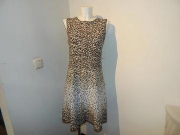 Marccain jurk breisel jaguar print wijder uitlopende rok N4 beschikbaar voor biedingen