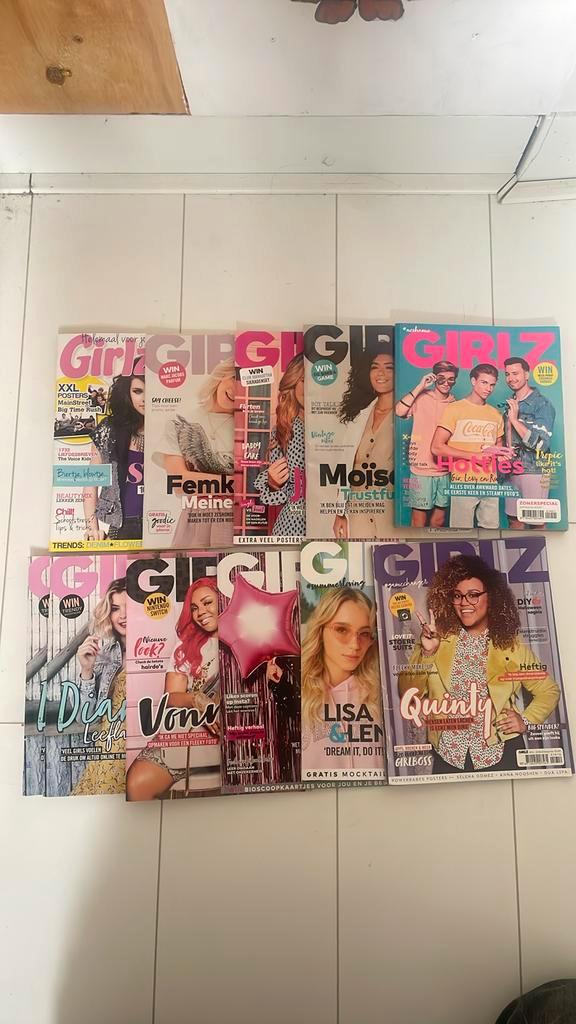 Verschillende Girlz tijdschrijften + 1 zomerspecial, Boeken, Tijdschriften en Kranten, Gelezen, Damesbladen, Ophalen of Verzenden