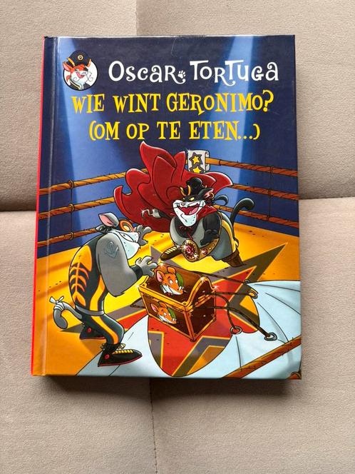 Oscar Tortuga - Wie wint Geronimo? (om op te eten...), Boeken, Kinderboeken | Jeugd | onder 10 jaar, Zo goed als nieuw, Ophalen of Verzenden