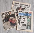 Prinses Diana div. tijdschriften kranten(engels) knipsels, Verzamelen, Ophalen of Verzenden, Zo goed als nieuw, Buitenland, Tijdschrift of Boek