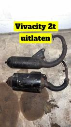 2 uitlaten vivacity 50cc, Ophalen of Verzenden
