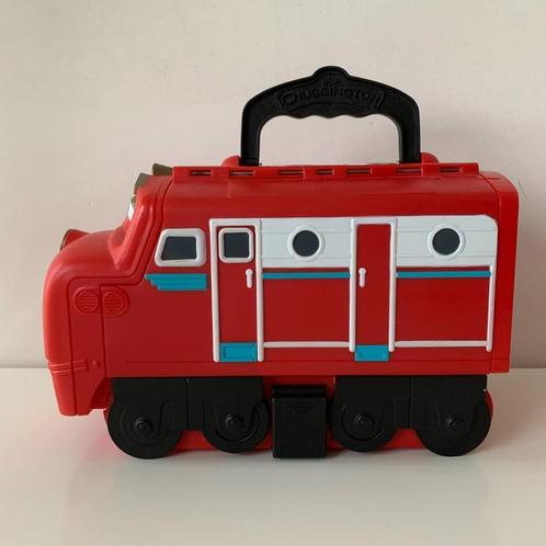 Draagkoffer, verzamelkoffer, koffer Chuggington - Wilson, Kinderen en Baby's, Speelgoed | Speelgoedvoertuigen, Gebruikt, Ophalen of Verzenden