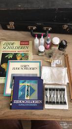 Diverse spullen & boeken zijdeverven zijde schilderen, Ophalen of Verzenden, Gebruikt, Overige typen