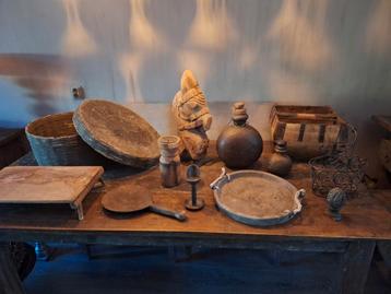 Mooie stoere robuuste sobere landelijke accessoires  beschikbaar voor biedingen
