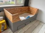 Kinderbed, Kinderen en Baby's, Kinderkamer | Bedden, Ophalen, Gebruikt, 70 tot 85 cm, 140 tot 160 cm